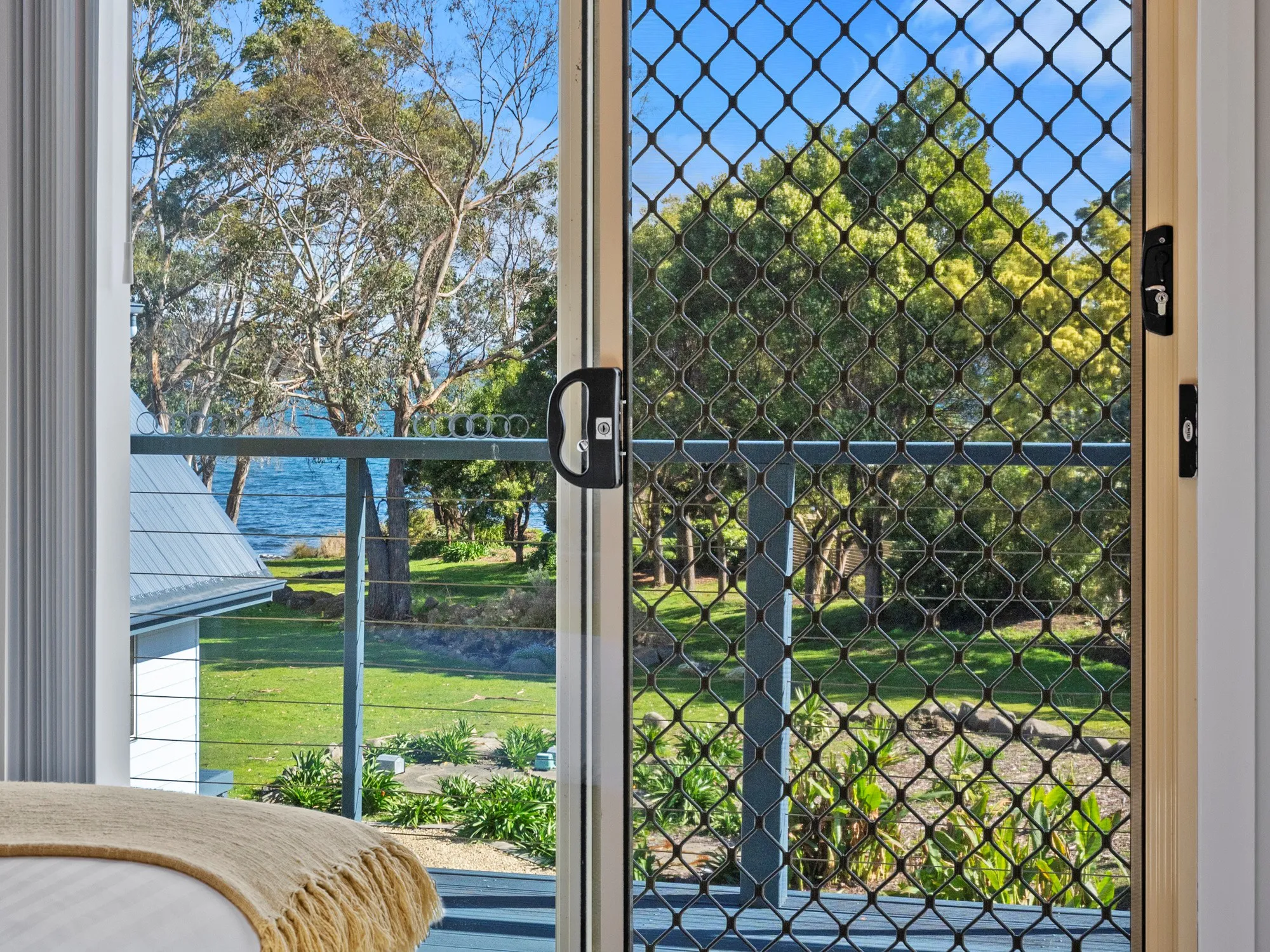 Villa exterior and waterfront