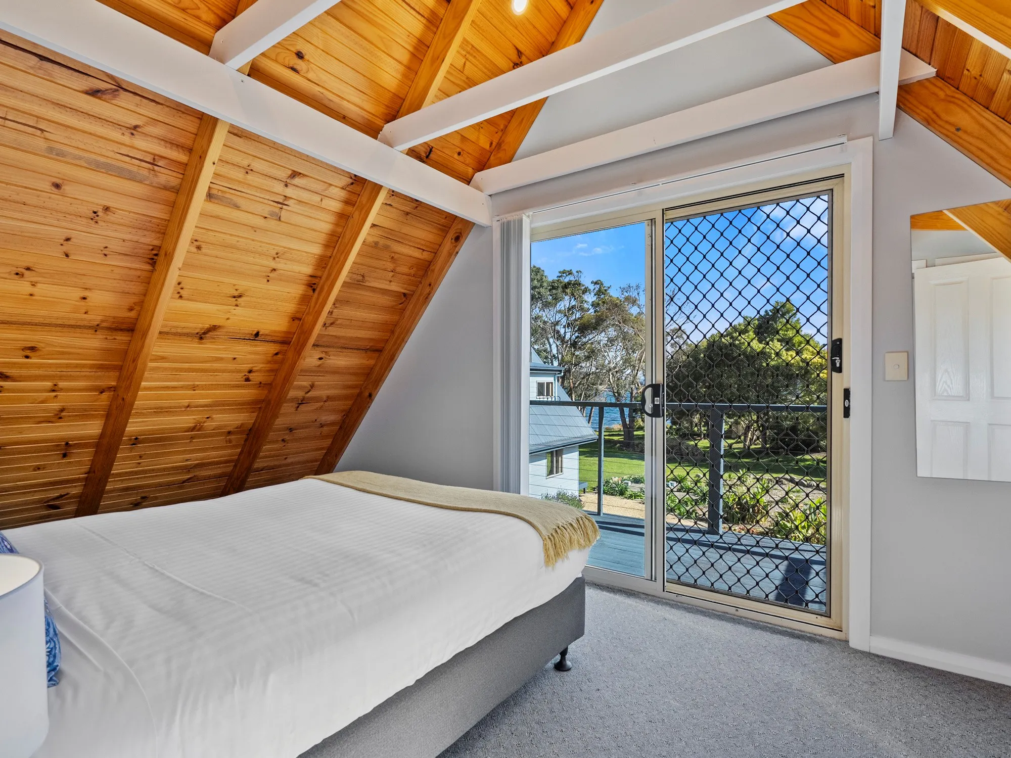 Waterfront view from villa